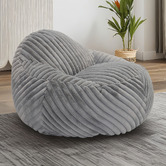 Evie Home Blanche Faux Fur Lounge Chair