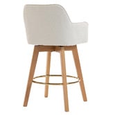Evie Home 66cm Kylene Upholstered Swivel Counter Stools