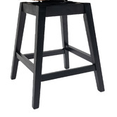 Evie Home 66cm Xander Rubberwood Swivel Counter Stools