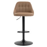 Evie Home George Button Tufted Adjustable Bar Stools