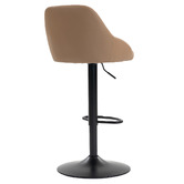 Evie Home George Button Tufted Adjustable Bar Stools