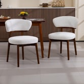 Evie Home Emily Boucle Dining Chairs