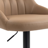 Evie Home George Button Tufted Adjustable Bar Stools