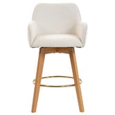 Evie Home 66cm Kylene Upholstered Swivel Counter Stools