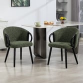 Evie Home Watson Boucle Dining Chairs