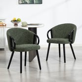 Evie Home Watson Boucle Dining Chairs