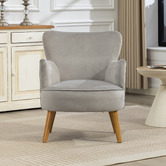 Evie Home Caspian Velvet Accent Chair