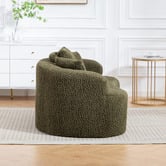 Evie Home Huxley Curved 2 Seater Upholstered Sofa
