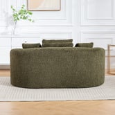 Evie Home Huxley Curved 2 Seater Upholstered Sofa