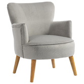 Evie Home Caspian Velvet Accent Chair