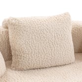 Evie Home Huxley Curved 2 Seater Upholstered Sofa