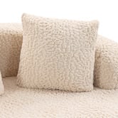Evie Home Huxley Curved 2 Seater Upholstered Sofa