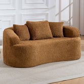 Evie Home Huxley Curved 2 Seater Upholstered Sofa