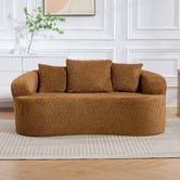 Evie Home Huxley Curved 2 Seater Upholstered Sofa