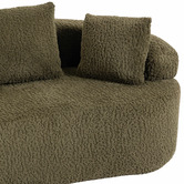 Evie Home Huxley Curved 2 Seater Upholstered Sofa