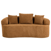 Evie Home Huxley Curved 2 Seater Upholstered Sofa