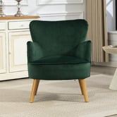 Evie Home Caspian Velvet Accent Chair