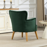 Evie Home Caspian Velvet Accent Chair