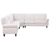 Evie Home Thatcher 5 Seater Chenille Modular Sofa