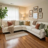 Evie Home Thatcher 5 Seater Chenille Modular Sofa