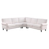 Evie Home Thatcher 5 Seater Chenille Modular Sofa