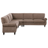 Evie Home Thatcher 5 Seater Chenille Modular Sofa