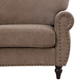 Evie Home Thatcher 5 Seater Chenille Modular Sofa