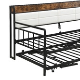 Evie Home Harper Double/King Daybed with Trundle &amp; Charging Station