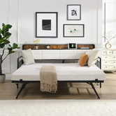 Evie Home Harper Double/King Daybed with Trundle &amp; Charging Station