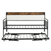 Evie Home Harper Double/King Daybed with Trundle &amp; Charging Station