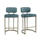Evie Home 66cm Ricano Velvet Bar Stools