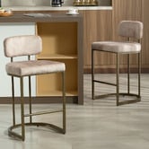 Evie Home 66cm Ricano Velvet Bar Stools