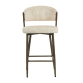 Evie Home 66cm Chacino Velvet Bar Stools