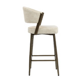 Evie Home 66cm Chacino Velvet Bar Stools
