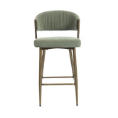 Evie Home 66cm Chacino Velvet Bar Stools