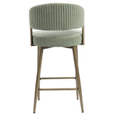 Evie Home 66cm Chacino Velvet Bar Stools