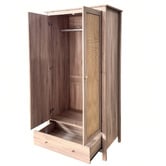 Evie Home Jihan 2 Door 1 Drawer Wardrobe