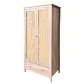 Evie Home Jihan 2 Door 1 Drawer Wardrobe