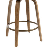 Evie Home 63.5cm Rune Upholstered Swivel Counter Stools