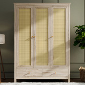 Evie Home Jihan 3 Door 2 Drawer Wardrobe