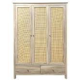 Evie Home Jihan 3 Door 2 Drawer Wardrobe