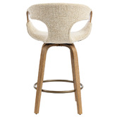 Evie Home 63.5cm Rune Upholstered Swivel Counter Stools