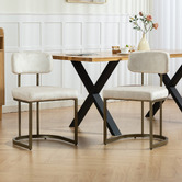Evie Home Ricano Velvet Dining Chairs