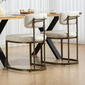 Evie Home Ricano Velvet Dining Chairs