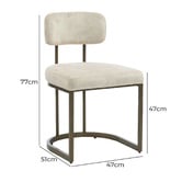 Evie Home Ricano Velvet Dining Chairs