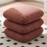 Evie Home Devika Chenille Swivel Ottoman