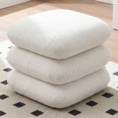 Evie Home Devika Chenille Swivel Ottoman