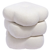 Evie Home Zinnia Chenille Swivel Ottoman