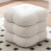 Evie Home Zinnia Chenille Swivel Ottoman