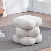 Evie Home Zinnia Chenille Swivel Ottoman